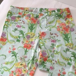 Ted Baker floral skinny jeans